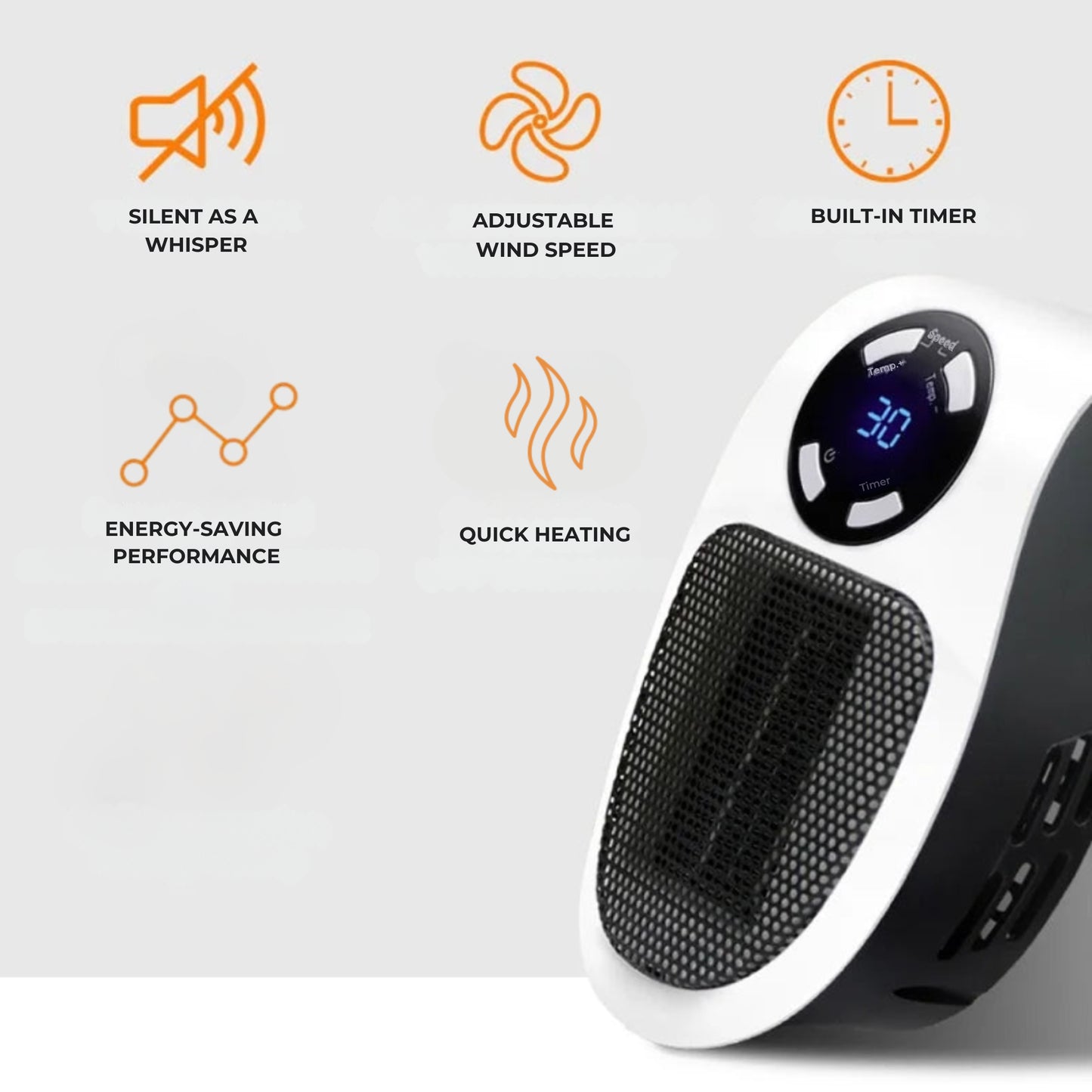 EcoHeat - Portable Electric Spacer Heater